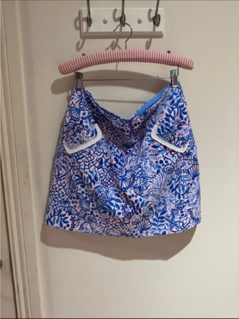 Lilly Pulitzer Monica skort hight tides good vibes luxletic golf
